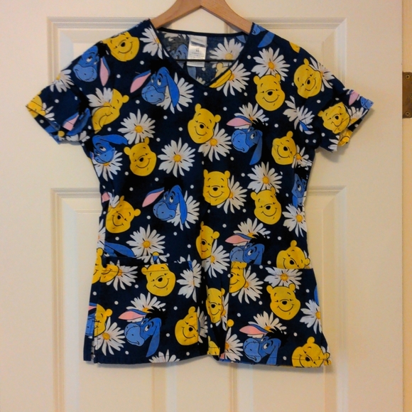 Disney Tops Winnie The Pooh Scrub Top Poshmark